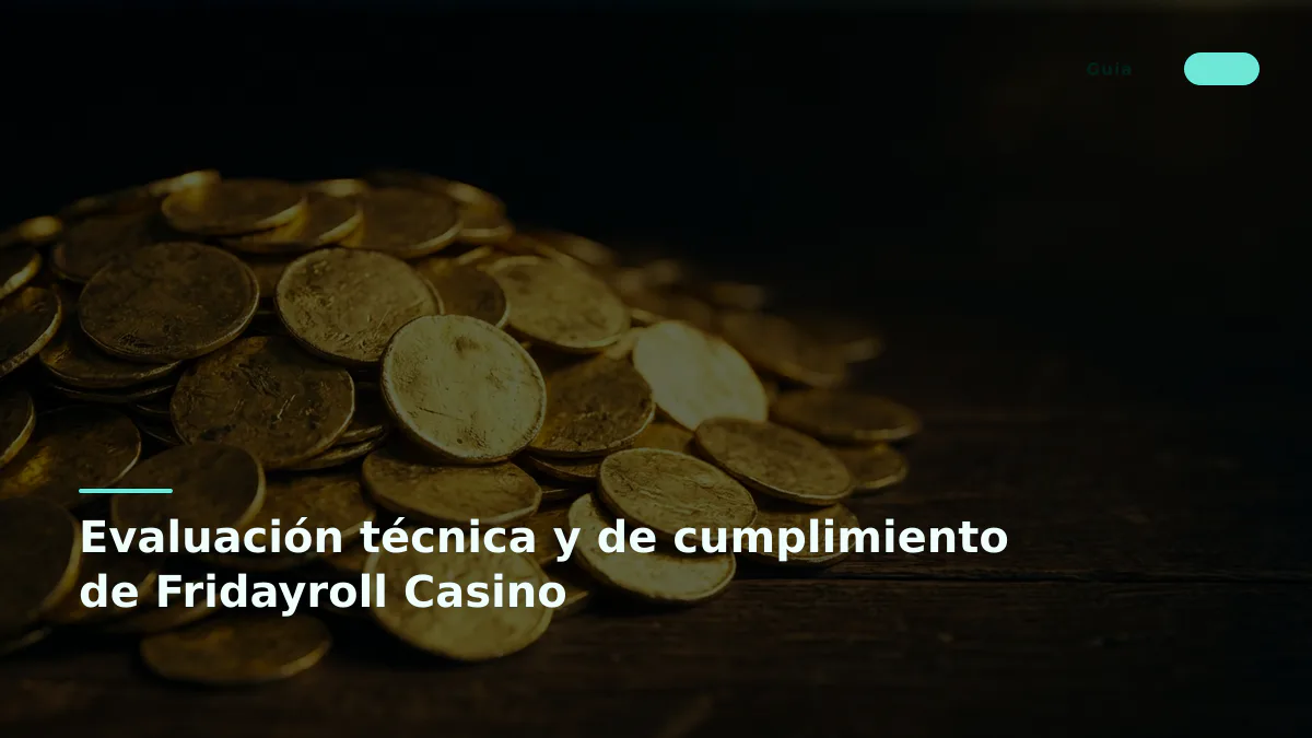 Evaluación técnica y de cumplimiento de Fridayroll Casino