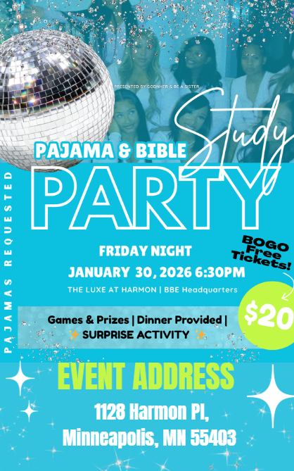 Pajama and Bible Study party — previous Be a Sister event
