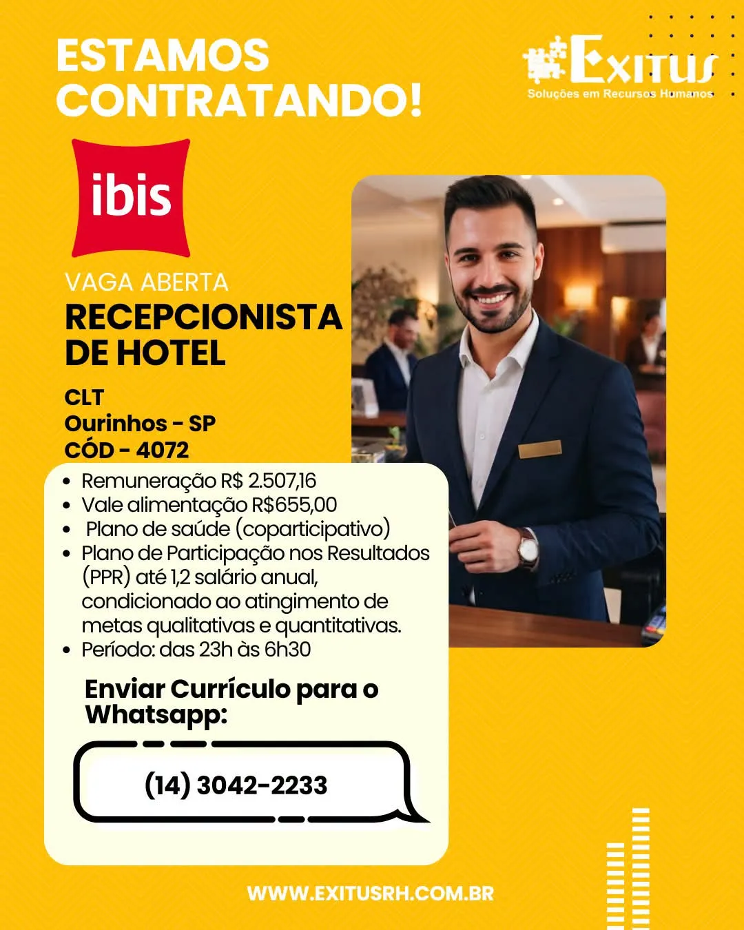 Recepcionista De Hotel