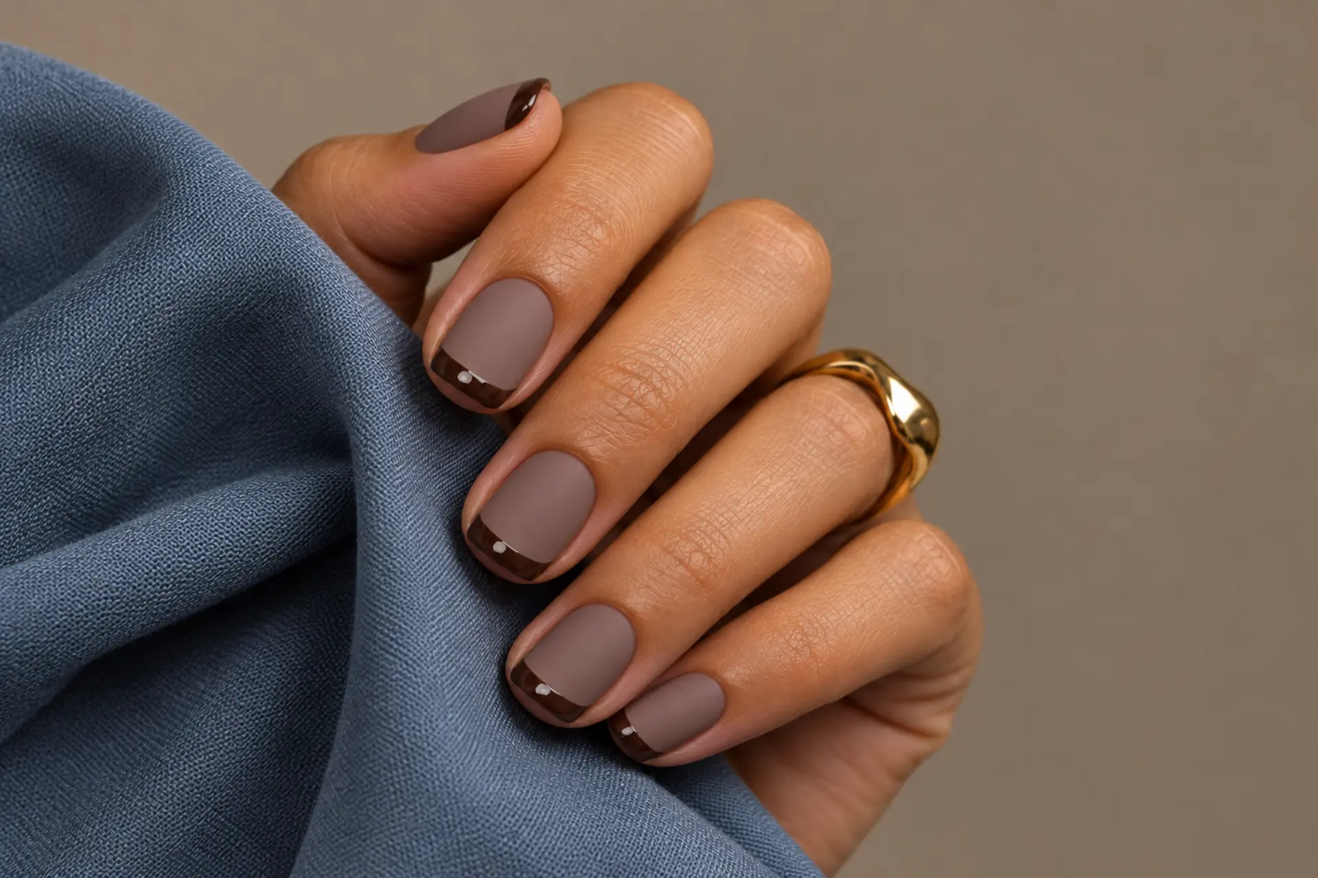 22 Short Dark Nail Ideas That Look Intentional