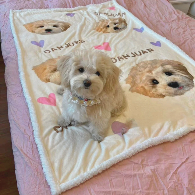 Portrait Fleece Blanket