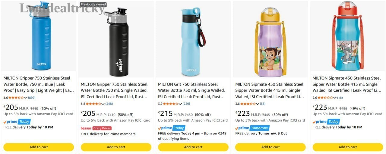 Milton Stainless Steel | Limited Time Loot Offer