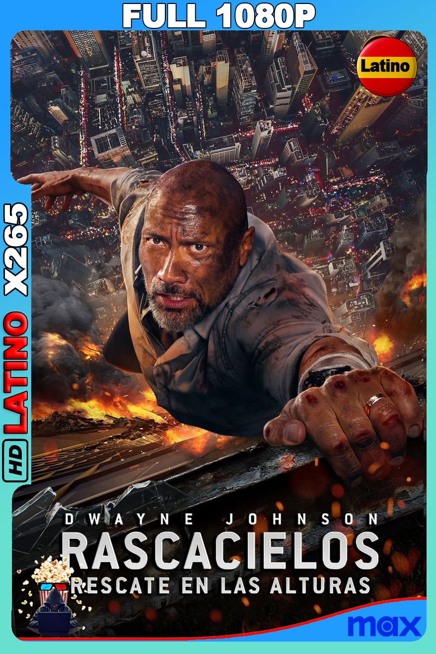 Rascacielos Rescate En Las Alturas (2018) [Full 1080p] X265 WEB-DL [Latino-Inglés]