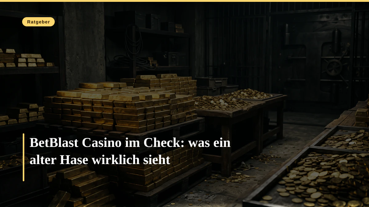 BetBlast Casino im Check: was ein alter Hase wirklich sieht