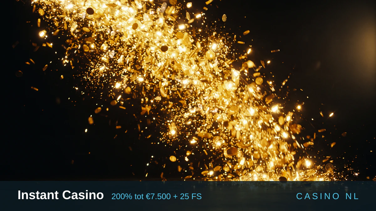 Instant Casino — welkomstbonus 200% tot €7.500 + 25 FS, betalingen: Visa, Mastercard, Sofort, Giropay, Pix