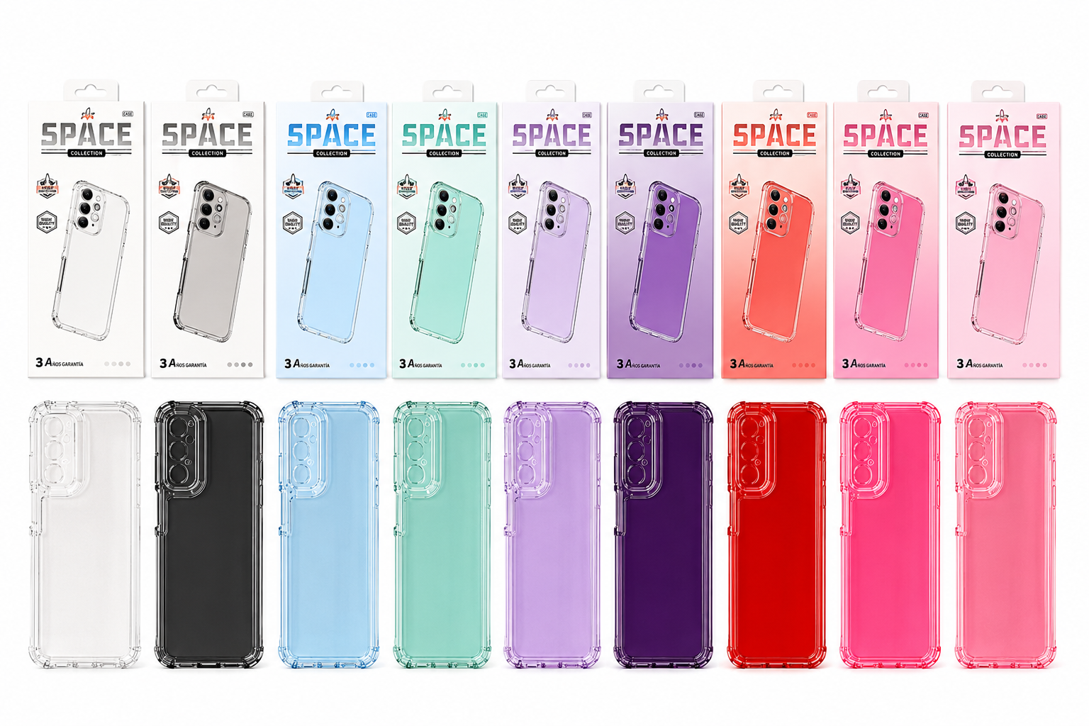 Funda Space 2en1 PC+TPU Samsung/Moto