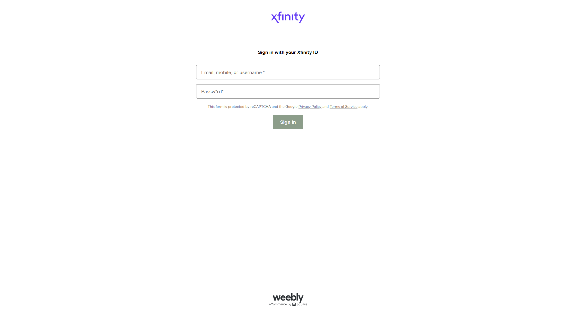 Screenshot of xfinity102.weebly.com