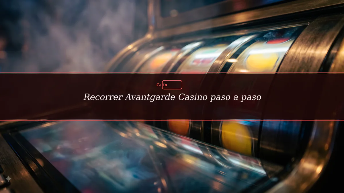 Recorrer Avantgarde Casino paso a paso