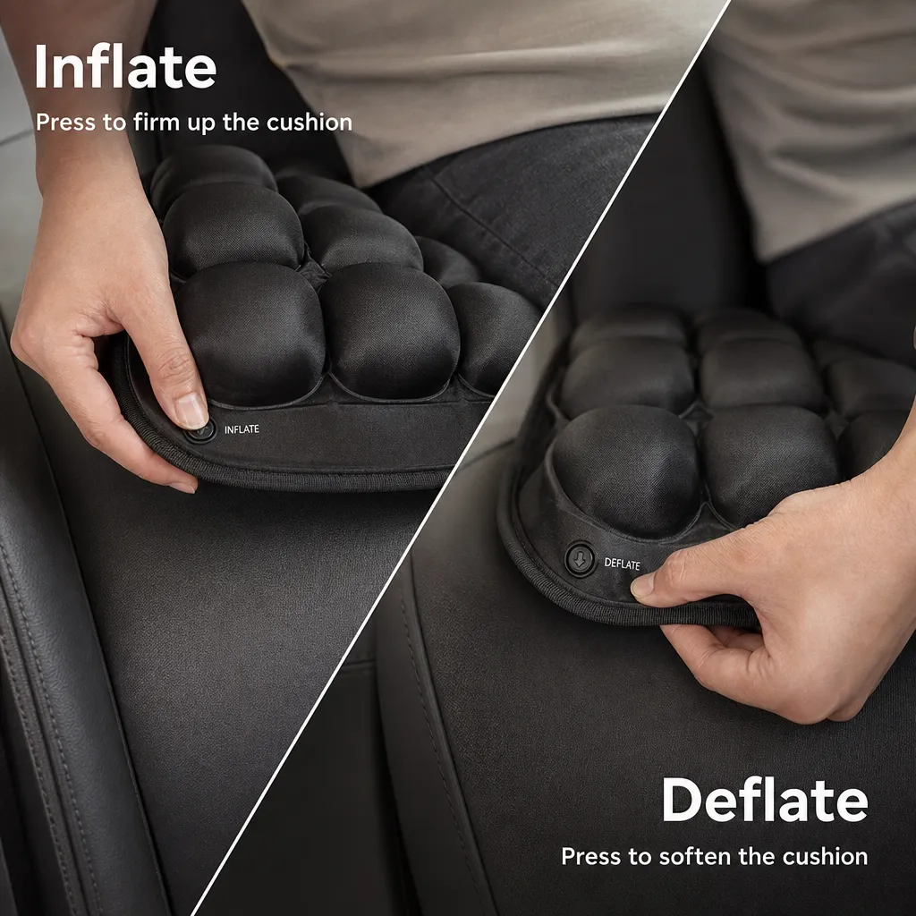 One-handed inflate and deflate adjustment