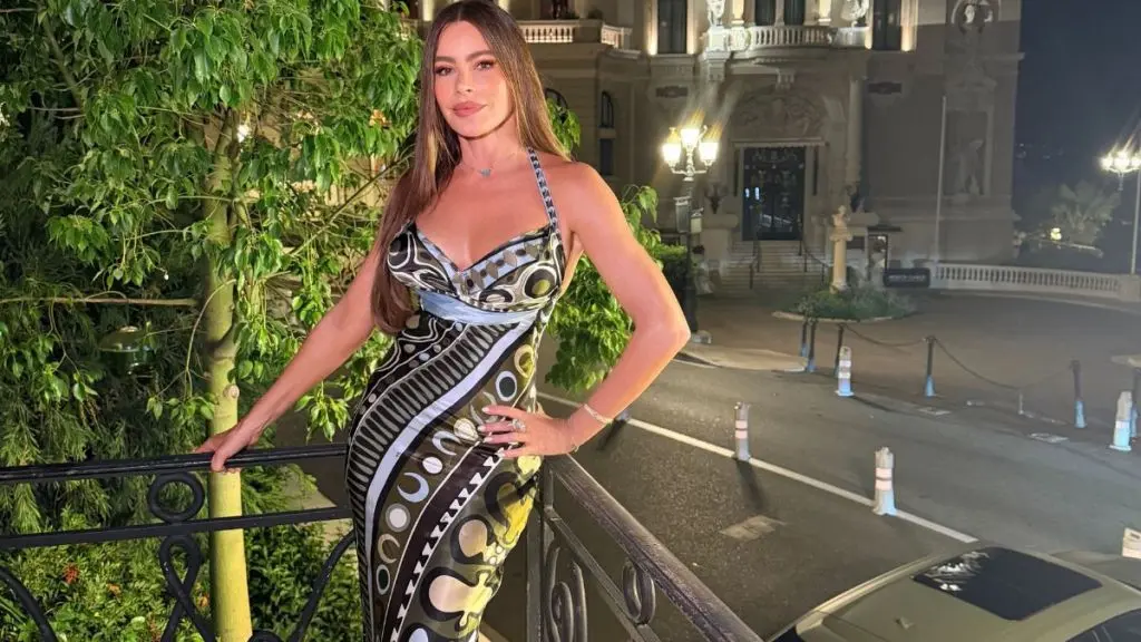Sofia Vergara Stuns in Bold Pucci Gown During European Getaway