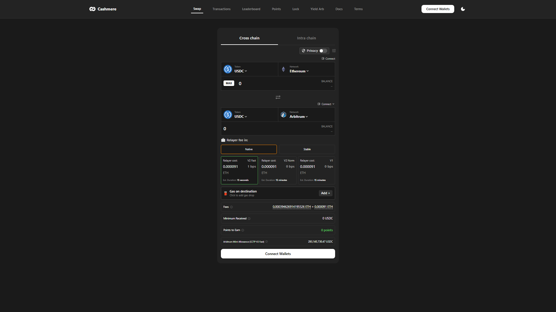 Stored capture of cashmerelabs.exchange
