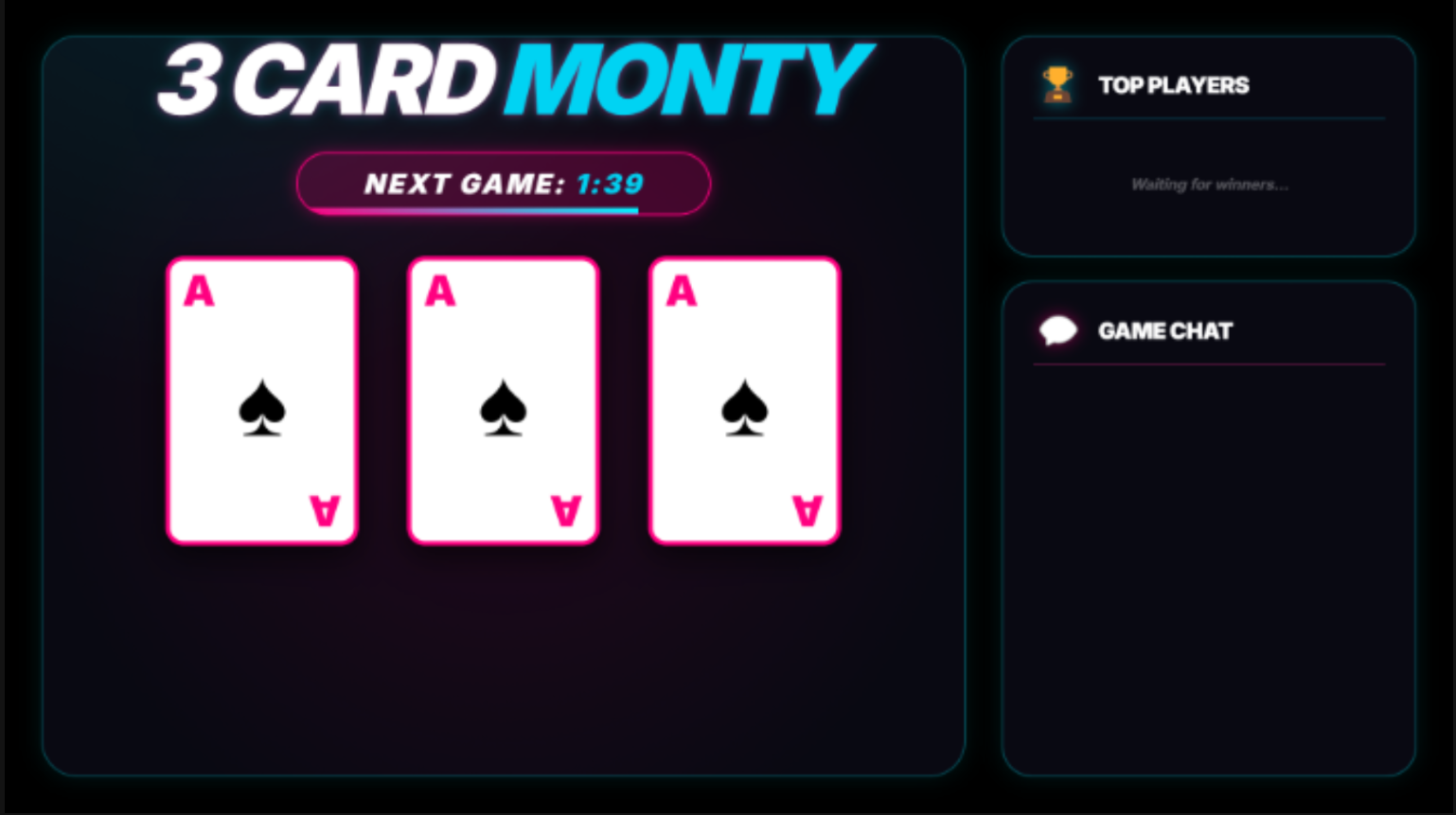 Preview of 3 Card Monty