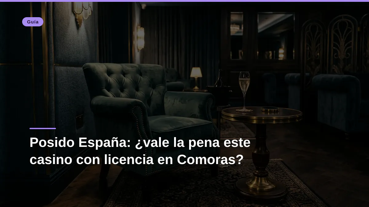 Posido España: ¿vale la pena este casino con licencia en Comoras?