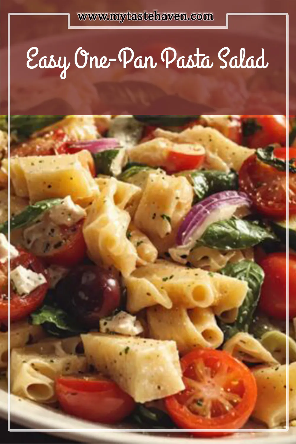 Easy One-Pan Pasta Salad