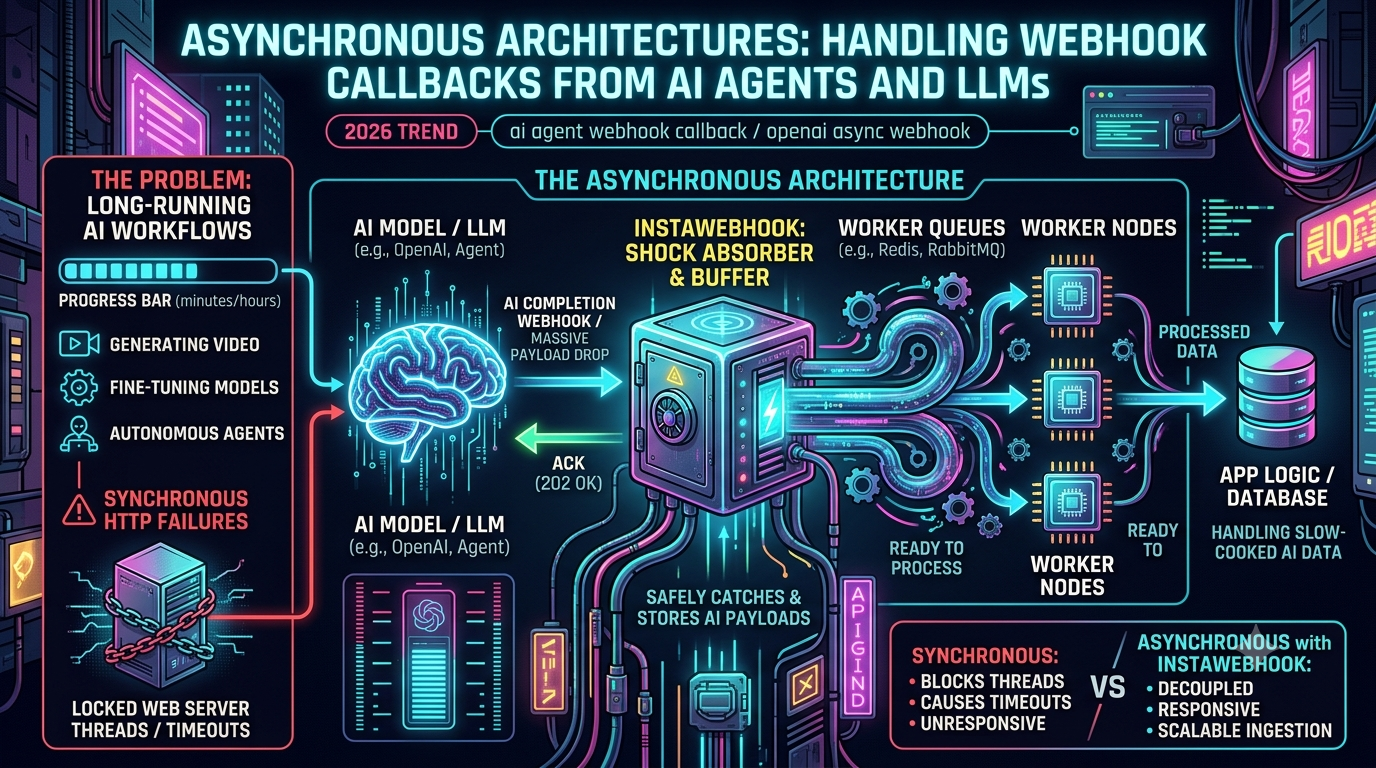 Async AI Architecture Handling AI Agent Webhook Callbacks Open AI Async Webhooks