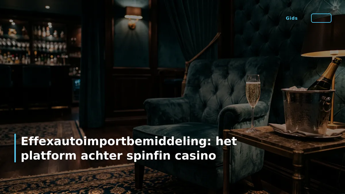 Effexautoimportbemiddeling: het platform achter spinfin casino