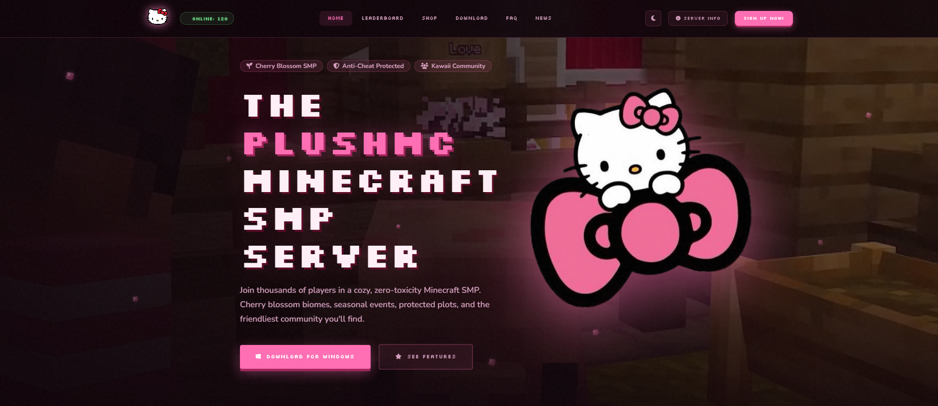 Stored capture of plushmc.com