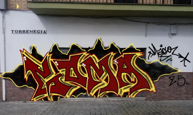 Graffiti artwork by mago