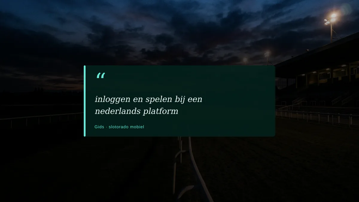 inloggen en spelen bij een nederlands platform
