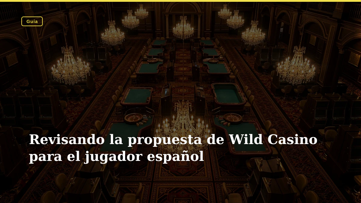 Revisando la propuesta de Wild Casino para el jugador español