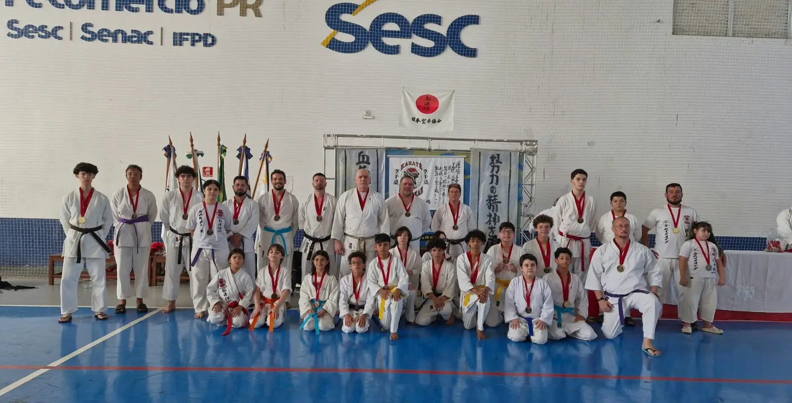 Atletas da AOBE/SEMEL conquistam medalhas durante o 12º Campeonato Interestadual de Karatê, em Jacarezinho (PR)