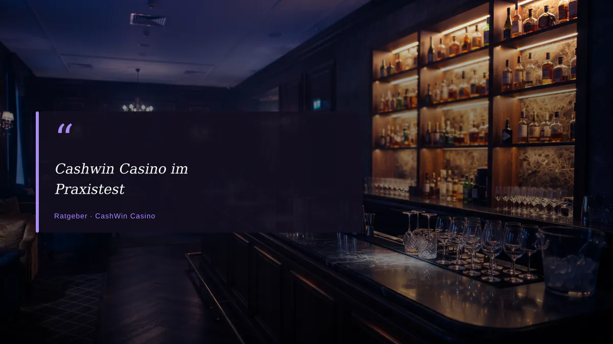 Cashwin Casino im Praxistest