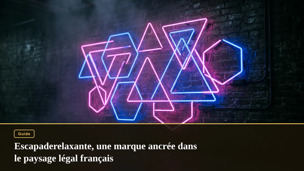 Escapaderelaxante, une marque ancrée dans le paysage légal français
