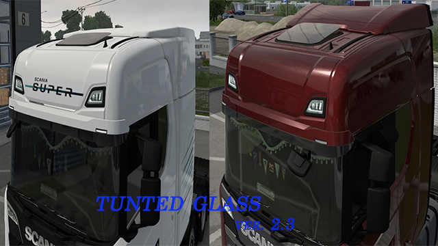 Tinted glass for Scania truck ver.2.3