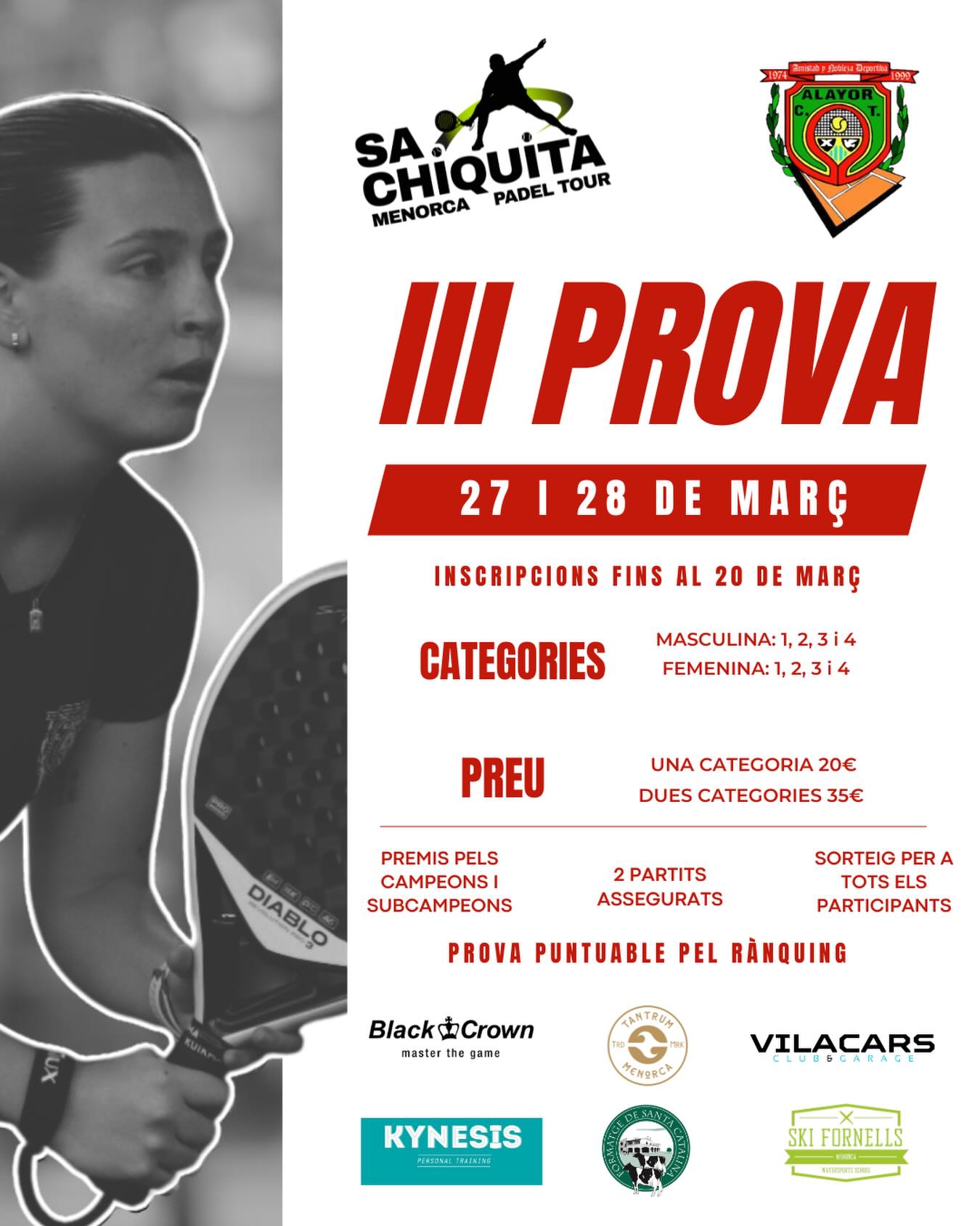 3a Prova. Club Tenis Alaior