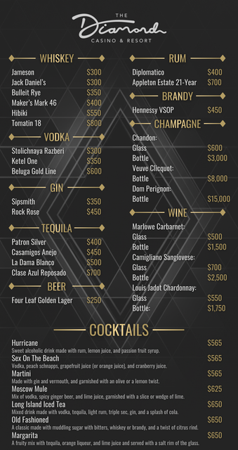 Diamond Bar Menu (1)