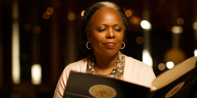Woman managing health and travel schedule
