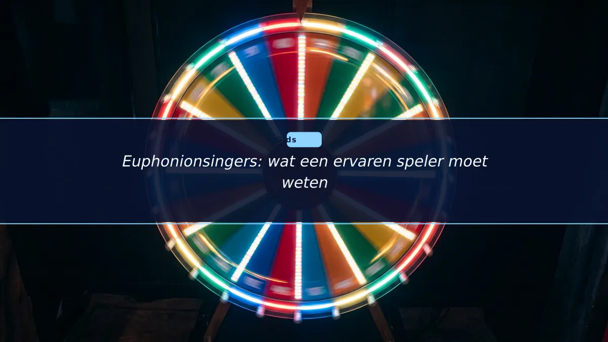 Euphonionsingers: wat een ervaren speler moet weten