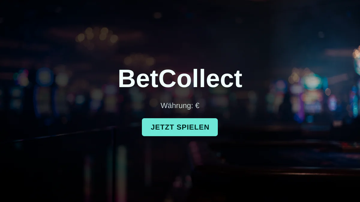 BetCollect Casino — Willkommensbonus 100% bis €500 + 50 FS, Zahlungen: Visa, Mastercard, Skrill, Neteller, Paysafecard