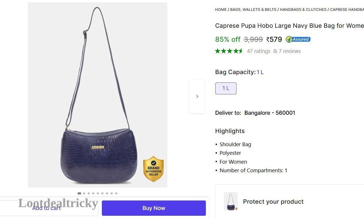 Caprese Pupa Shoulder Offer Image
