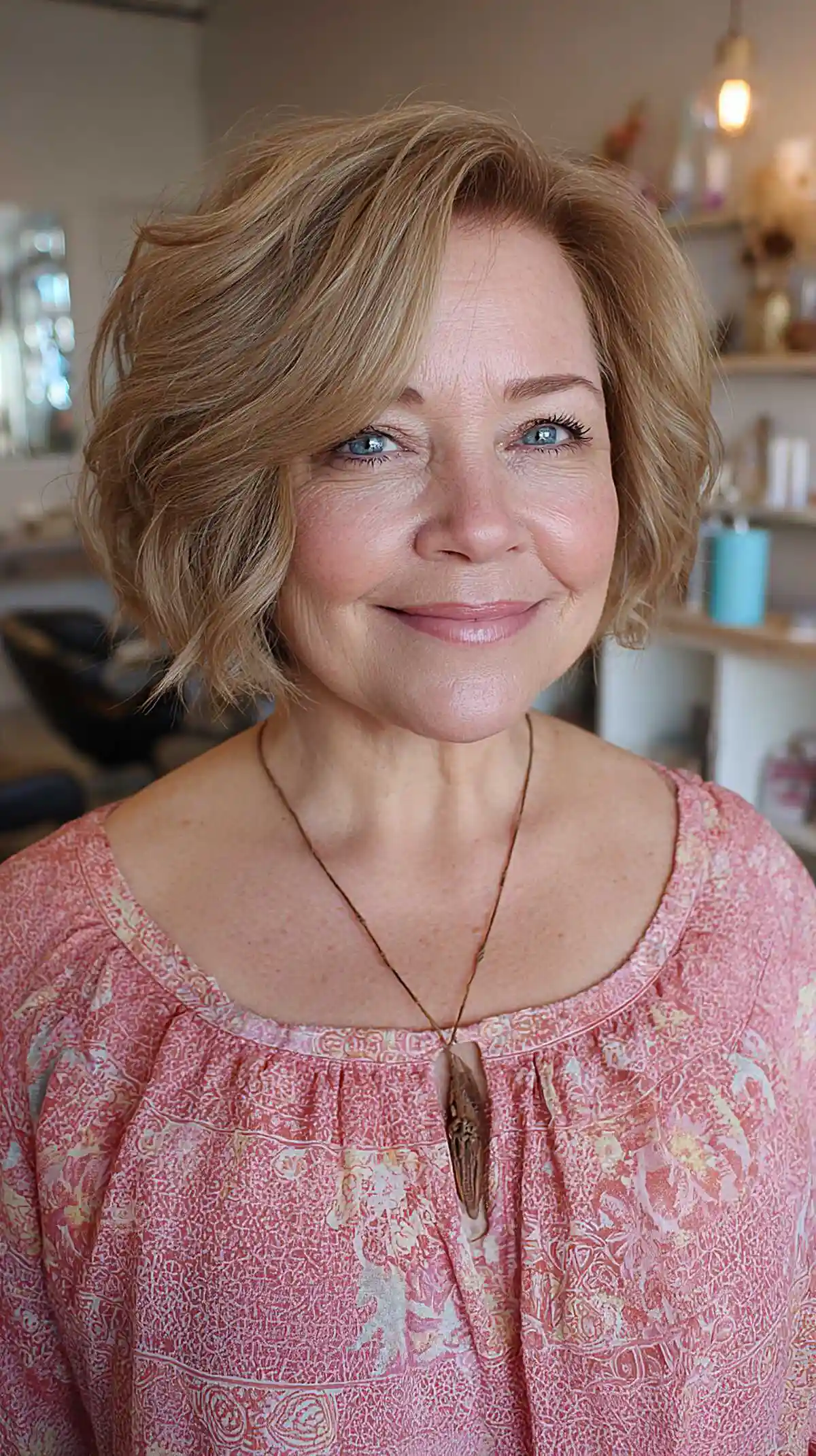 Timeless Layered Bobs for Women Over 50