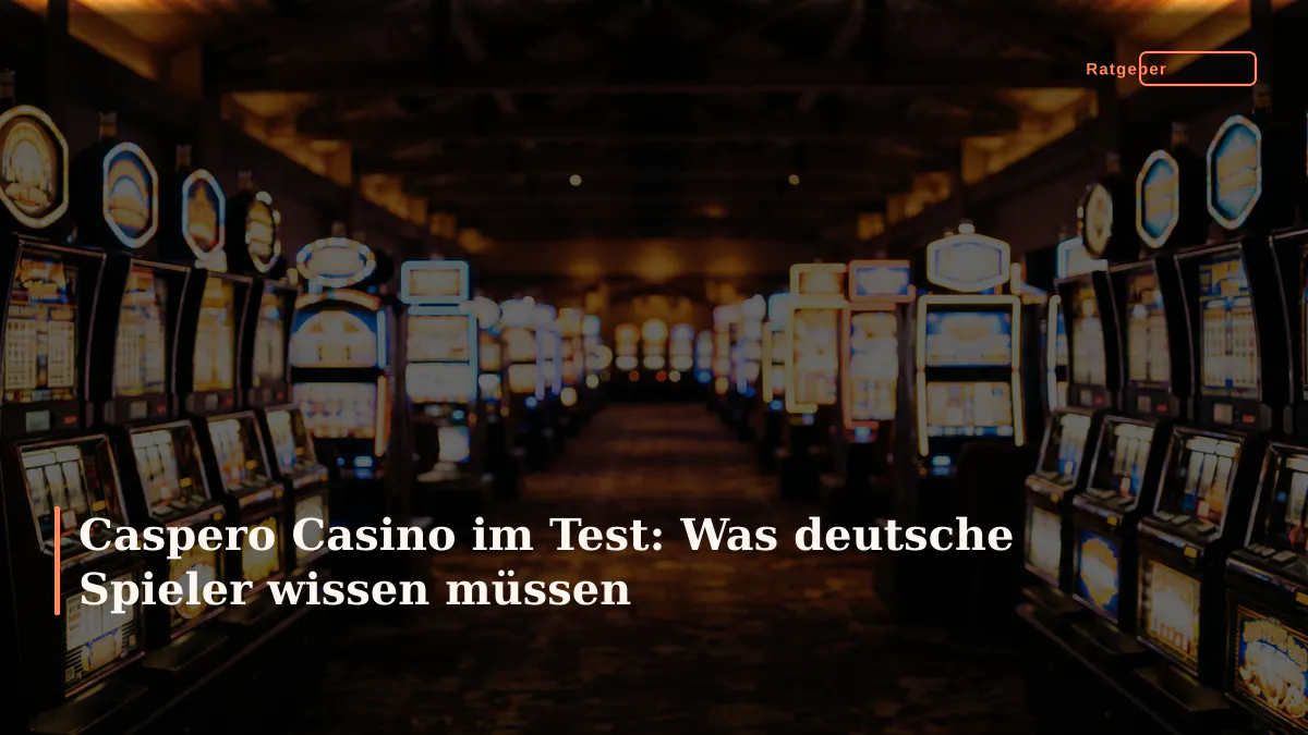 Caspero Casino im Test: Was deutsche Spieler wissen müssen