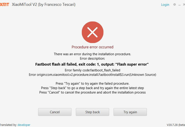 error