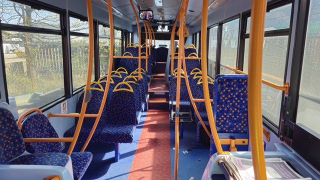 Staff have confirmed this bus is withdrawn and being used for parts