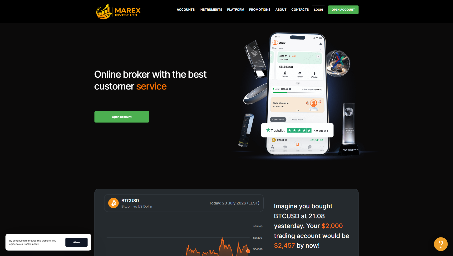 Forensic screenshot of robscarpetcleaning.com showing the phishing page layout