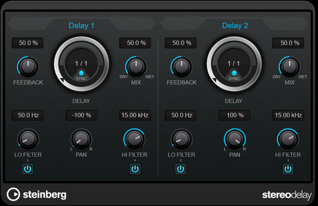 Steinberg Stereo Delay