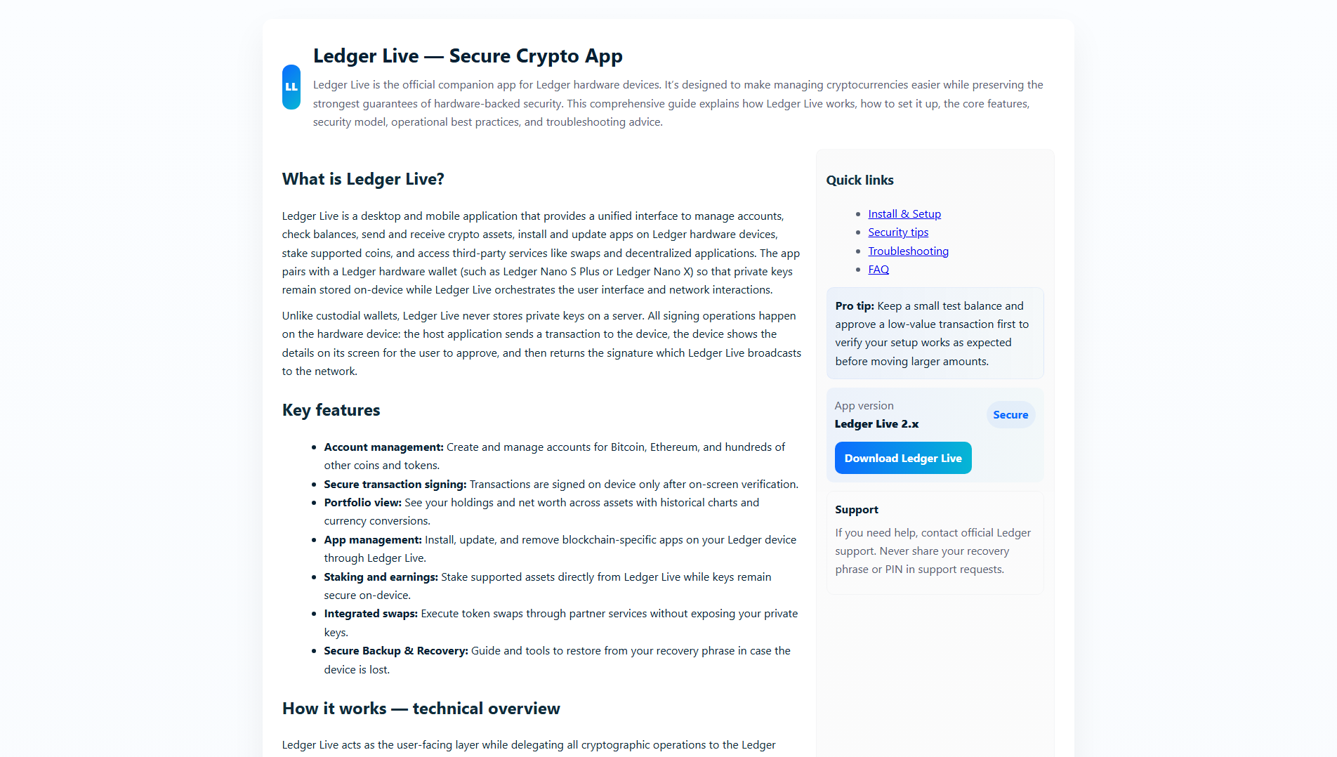 Stored capture of io-ledger-live-web.pages.dev
