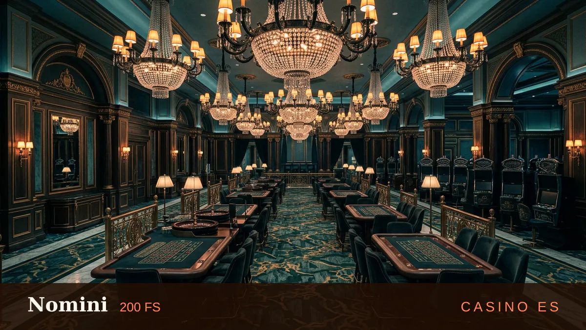 Nomini casino — bono de bienvenida 100% hasta 500 € + 200 FS, pagos: Visa, Mastercard, Skrill, Neteller, Paysafecard