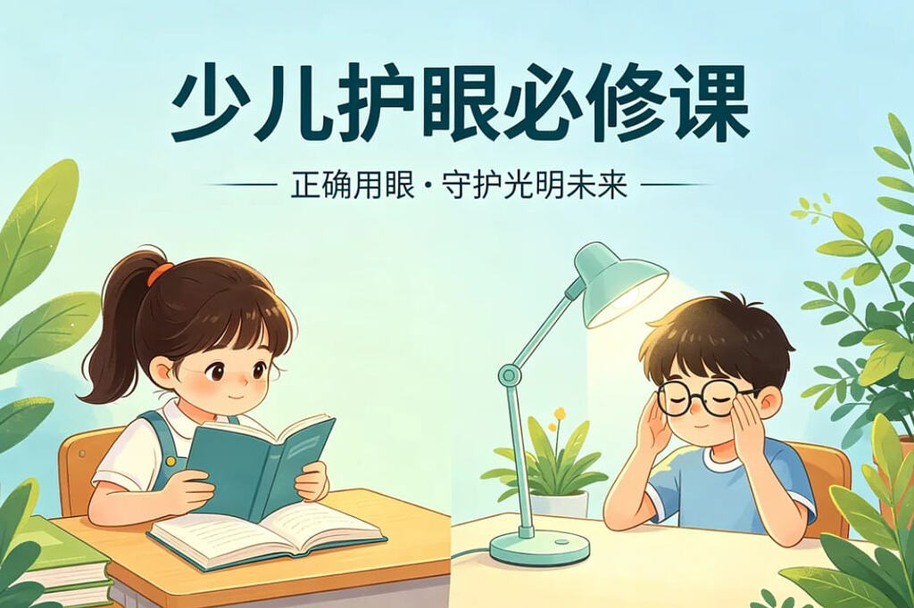 少儿护眼必修课，防控近视的科学方法 + 日常用眼习惯