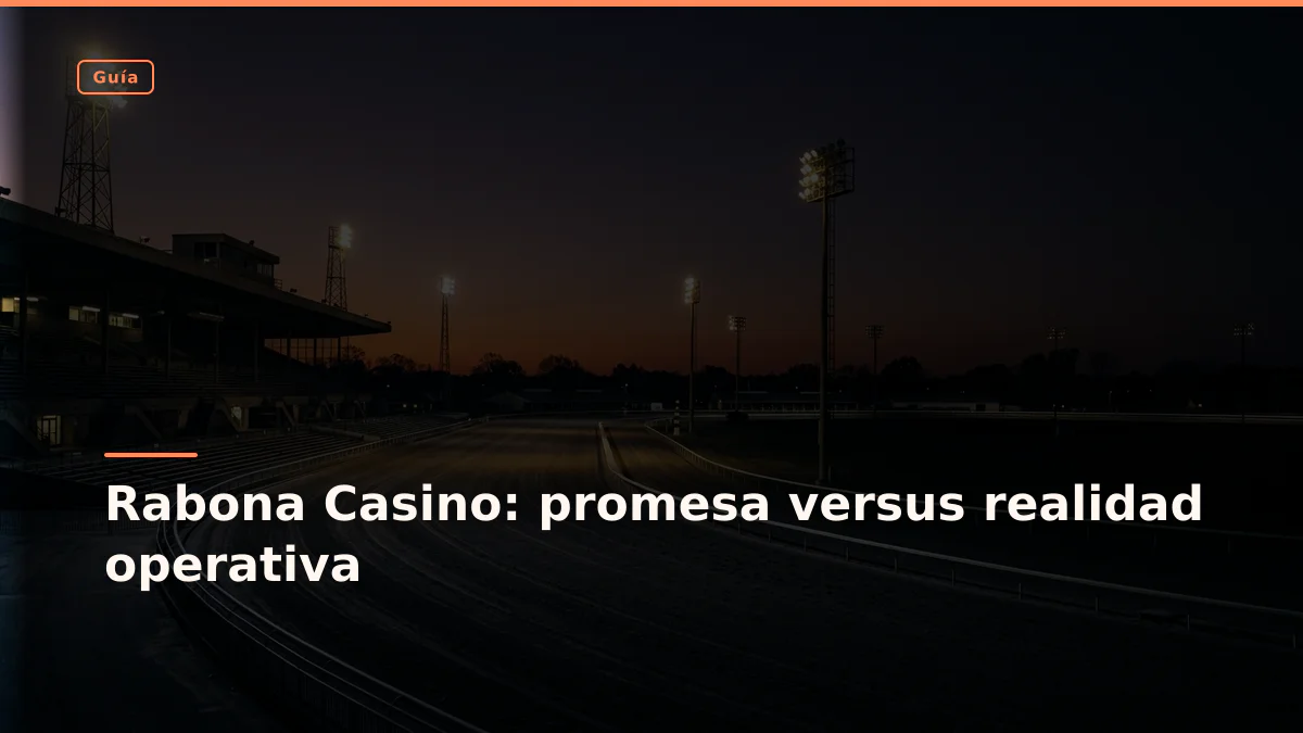 Rabona Casino: promesa versus realidad operativa