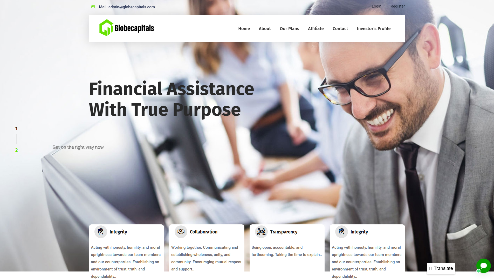 Screenshot of globecapitals.com