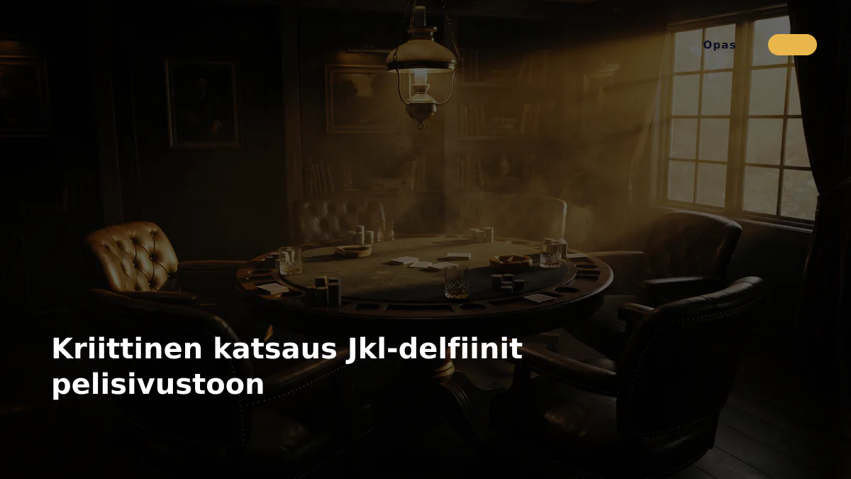 Kriittinen katsaus Jkl-delfiinit pelisivustoon