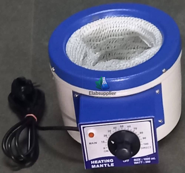 Heating mantle glass fibre 500ml-2L 450C variable chemistry lab India