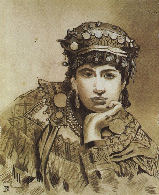 Черногорская девушка 1876