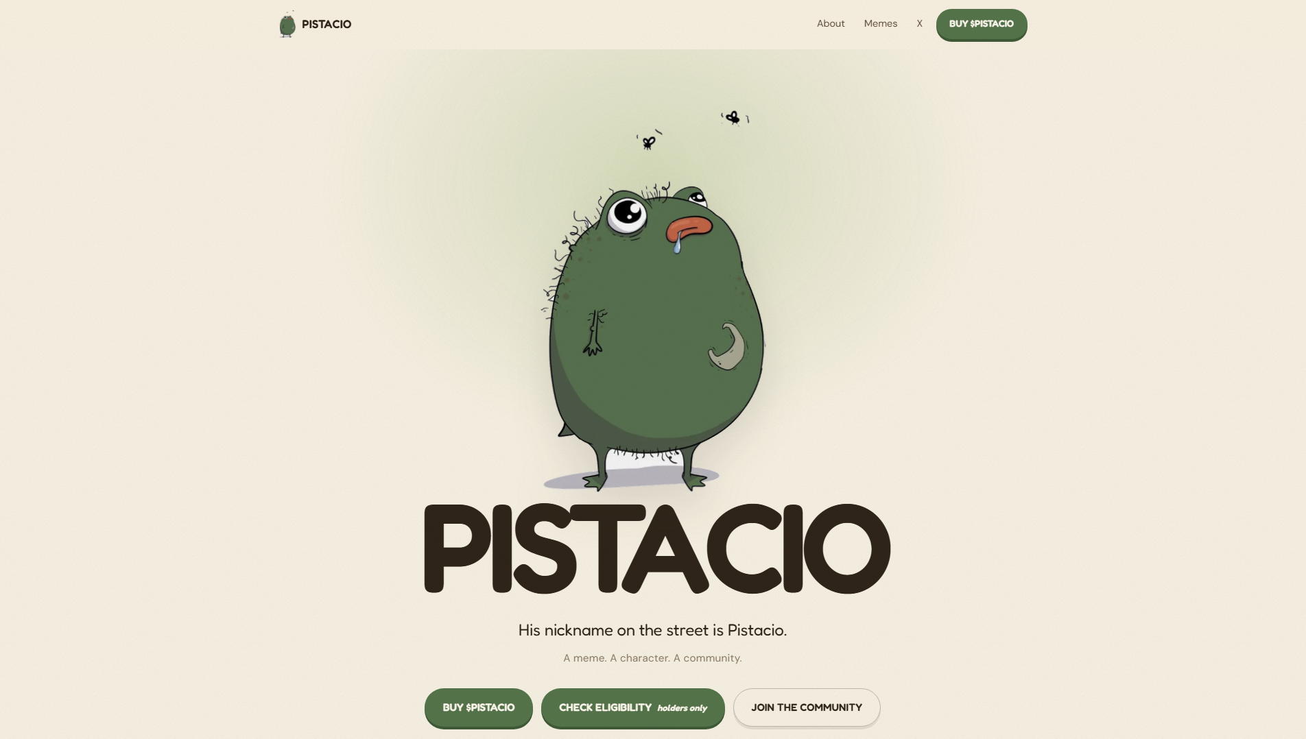 Stored capture of pistacio.meme