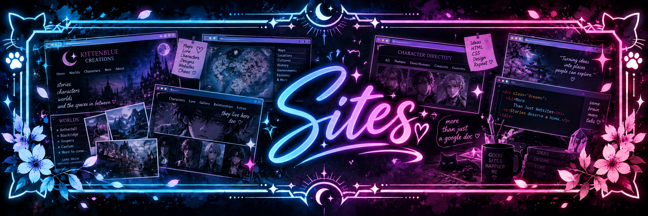 Websites and interactive lore